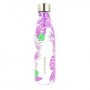 BOUTEILLE 500ML ISOTHERME "TROPICAL" JUNGLE MAUVE