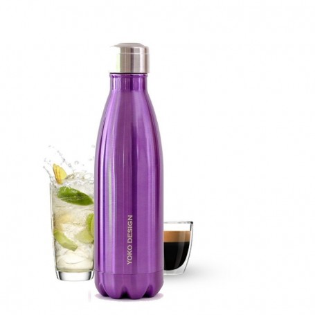 BOUTEILLE 500ML ISOTHERME VIOLET BRILLANT