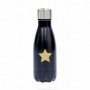 BOUTEILLE ISOTHERME 260ML NOIR ETOILE DOREE