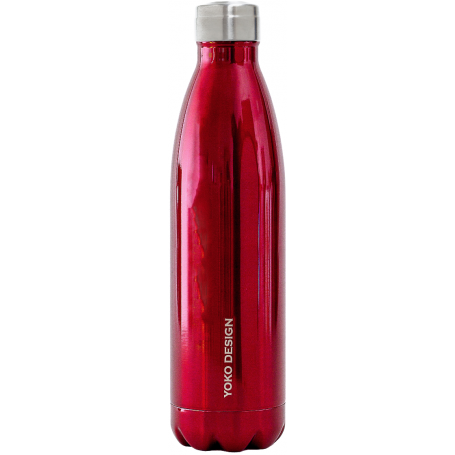 BOUTEILLE XL 750ML ISOTHERME ROUGE BRILLANT