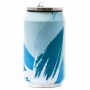 CANETTE ISOTHERME 280ML ART BLEU/BLANC