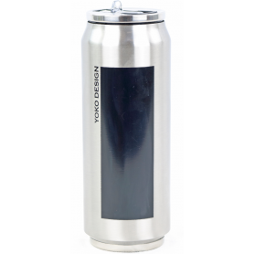 CANETTE 500ML ISOTHERME DUO INOX / NOIR