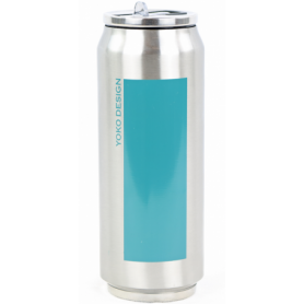 CANETTE 500ML ISOTHERME DUO INOX / BLEU CANARD