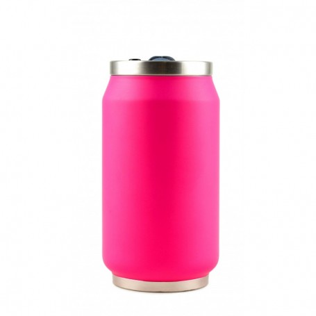 CANETTE ISOTHERME 280ML ROSE FLUO