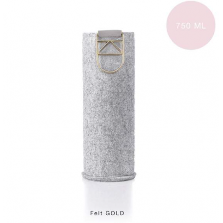 HOUSSE DE RECHANGE FELT GOLD POUR BOUTEILLE 750ML MISMATCH EQUA