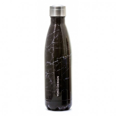 BOUTEILLE 500ML ISOTHERME MARBRE NOIR