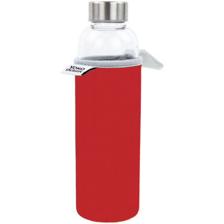 GLASS BOTTLE 500ML ROUGE