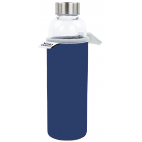 GLASS BOTTLE 500ML BLEUE