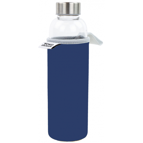 GLASS BOTTLE 500ML BLEUE