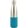 BOUTEILLE 500ML ISOTHERME "DUO" BLEU ET INOX